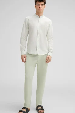 Strellson Hemden-Hemd Cornel, hellgr&uuml;n gestreift