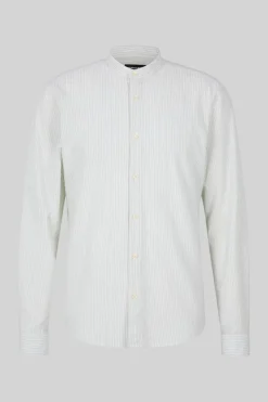 Strellson Hemden-Hemd Cornel, hellgr&uuml;n gestreift