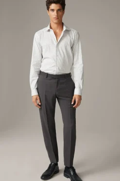 Strellson Hemden-Hemd Stan, grün gemustert