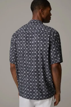 Strellson Hemden-Kurzarm-Hemd Cliro, gemustert