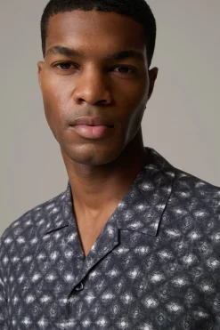 Strellson Hemden-Kurzarm-Hemd Cliro, gemustert