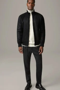 Strellson Jacken|Lederjacken-Lammfell-Lederjacke Surrey,