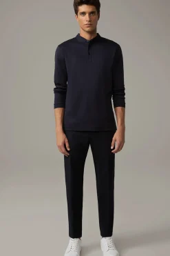 Strellson Tshirts & Sweats|Poloshirts-Langarm-Poloshirt Pepe, navy