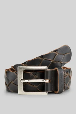 Strellson Gürtel-Leder-Flechtg&uuml;rtel,