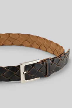 Strellson Gürtel-Leder-Flechtg&uuml;rtel,