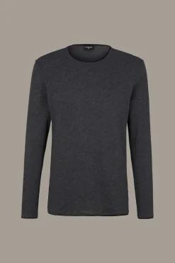 Strellson Tshirts & Sweats-Longsleeve Prospect, anthrazit meliert