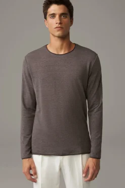 Strellson Tshirts & Sweats-Longsleeve Prospect, meliert