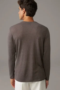 Strellson Tshirts & Sweats-Longsleeve Prospect, meliert