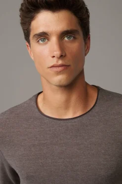 Strellson Tshirts & Sweats-Longsleeve Prospect, meliert