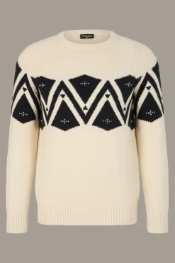 Strellson Strick-Norweger-Pullover Tito, /schwarz