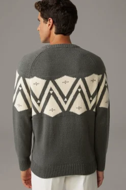 Strellson Strick-Norweger-Pullover Tito, /beige