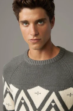 Strellson Strick-Norweger-Pullover Tito, /beige