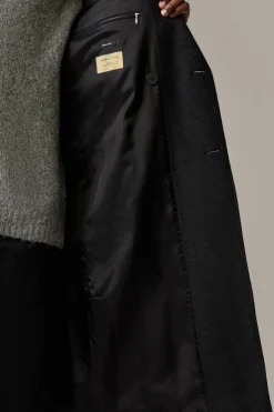 Strellson Mäntel-Oversized-Wollmix-Mantel Laned, anthrazit