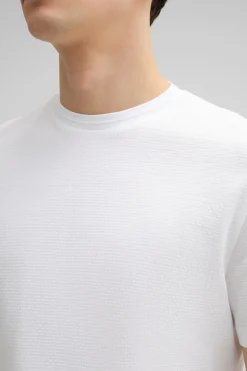 Strellson Tshirts & Sweats-Piqu&eacute;-T-Shirt Fisher, wei&szlig;