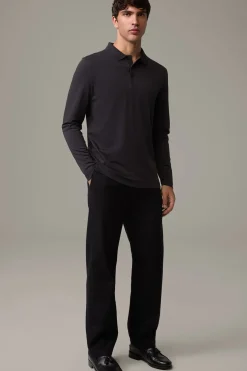 Strellson Tshirts & Sweats|Poloshirts-Polo-Longsleeve Edgar, schwarz