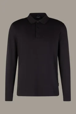 Strellson Tshirts & Sweats|Poloshirts-Polo-Longsleeve Edgar, schwarz