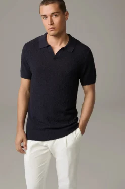 Strellson Poloshirts-Poloshirt Volat, navy strukturiert
