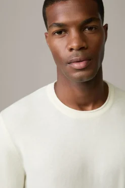 Strellson Strick-Pullover Luka, creme