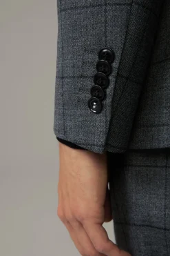 Strellson Anzüge-Schurwoll-Anzug Aidan-Max, kariert