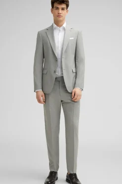 Strellson Hosen-Schurwoll-Baukasten-Anzughose Maury, meliert