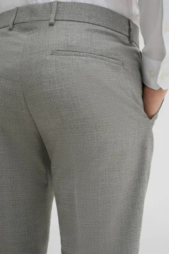 Strellson Hosen-Schurwoll-Baukasten-Anzughose Maury, meliert