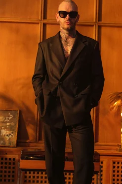 Strellson Sakkos-Schurwoll-Baukasten-Sakko Bart X Moritz Taylor,