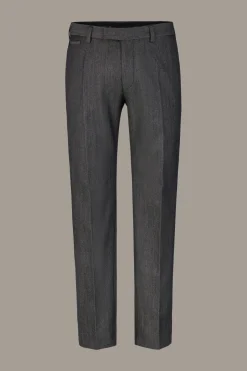 Strellson Hosen-Schurwoll-Mix Anzughose Kynd, blau strukturiert