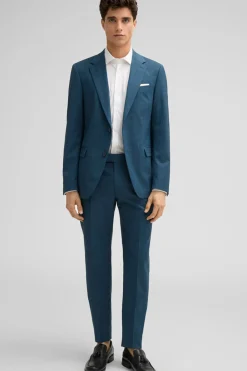 Strellson Sakkos-Schurwoll-Mix-Sakko Alzer, blau