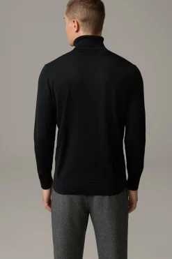 Strellson Strick-Schurwoll-Rollkragenpullover Marek,