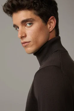 Strellson Strick-Schurwoll-Rollkragenpullover Marek,