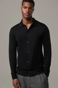 Strellson Strick-Schurwoll-Strickjacke Marek,