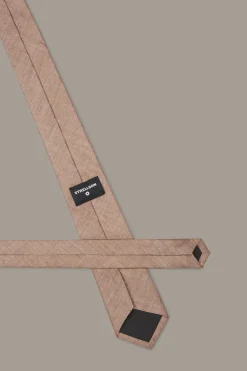 Strellson Krawatten-Seiden-Krawatte, dunkelbraun meliert