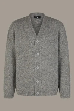 Strellson Strick-Strickjacke Ash, grau meliert