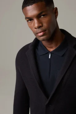 Strellson Strick-Strickjacke Varg, navy