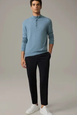 Strellson Strick-Troyer Luka, blau meliert