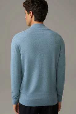 Strellson Strick-Troyer Luka, blau meliert