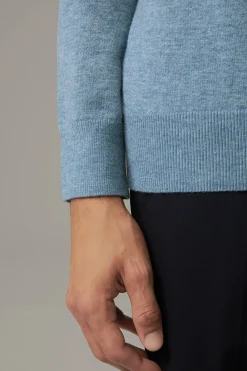 Strellson Strick-Troyer Luka, blau meliert