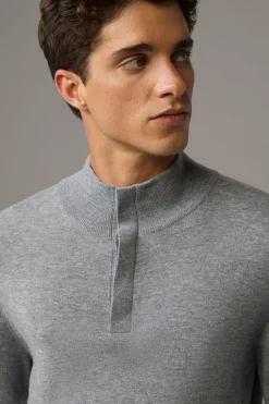 Strellson Strick-Troyer Luka, grau meliert