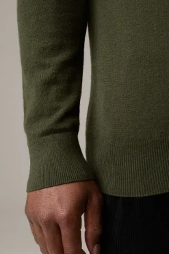 Strellson Strick-Troyer Luka, oliv meliert