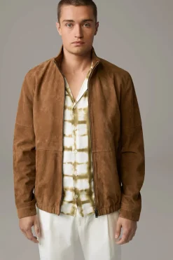 Strellson Jacken|Lederjacken-Velours-Lederjacke Jim,