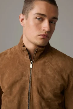 Strellson Jacken|Lederjacken-Velours-Lederjacke Jim,