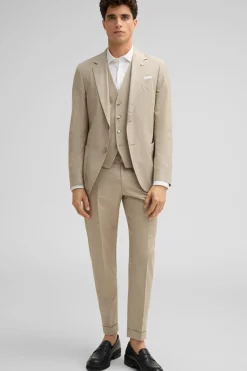 Strellson Westen|Sakkos-Weste Gyl, beige meliert