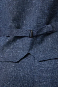 Strellson Westen|Sakkos-Weste Gyl, blau meliert