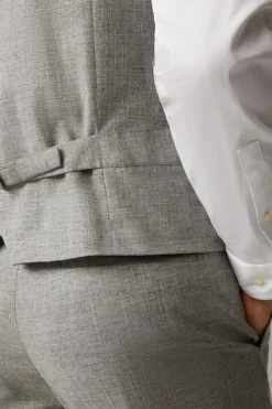 Strellson Westen|Sakkos-Weste Gyl, hellgrau meliert