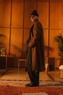 Strellson Mäntel-Wolle-Cashmere-Mantel Laned x Moritz Taylor,