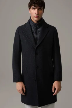 Strellson Mäntel-Wollmix-Mantel Baronz, meliert