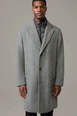 Strellson Mäntel-Wollmix-Mantel Baronz, meliert