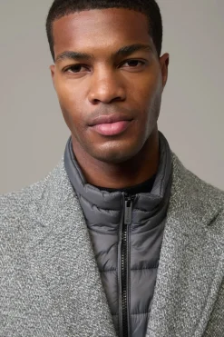 Strellson Mäntel-Wollmix-Mantel Baronz, meliert